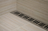 freestyle linear drain, shower drain, luxury shower drain