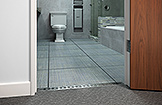 hotel shower drains, linear drains, door frame drains, luxury hotel shower drains